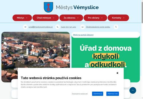 Zobrazit webové stránky Úřad městyse Vémyslice