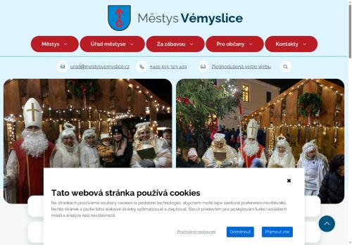 Zobrazit webové stránky Úřad městyse Vémyslice