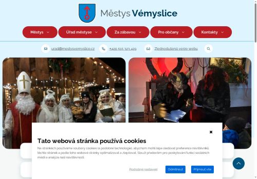 Zobrazit webové stránky Úřad městyse Vémyslice