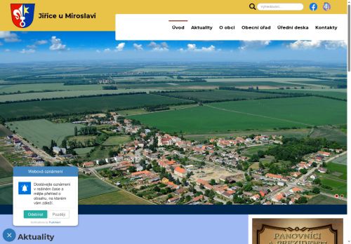 Zobrazit webové stránky Obecní úřad Jiřice u Miroslavi