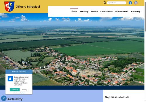 Zobrazit webové stránky Obecní úřad Jiřice u Miroslavi
