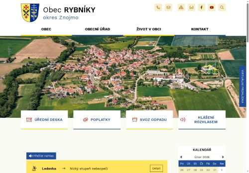 Zobrazit webové stránky Obecní úřad Rybníky