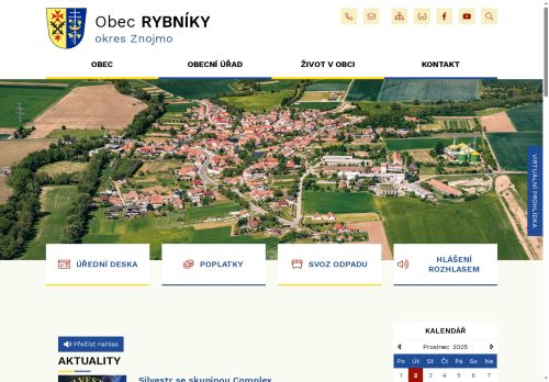 Zobrazit webové stránky Obecní úřad Rybníky