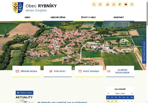 Zobrazit webové stránky Obecní úřad Rybníky