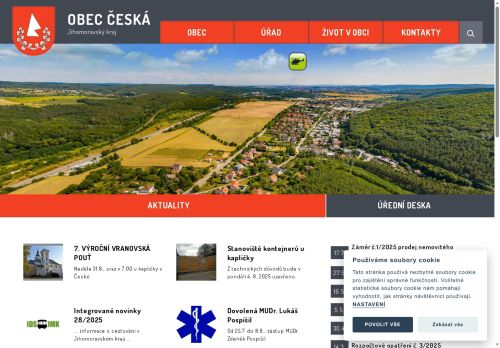 Zobrazit webové stránky Obecní úřad Česká