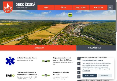 Zobrazit webové stránky Obecní úřad Česká