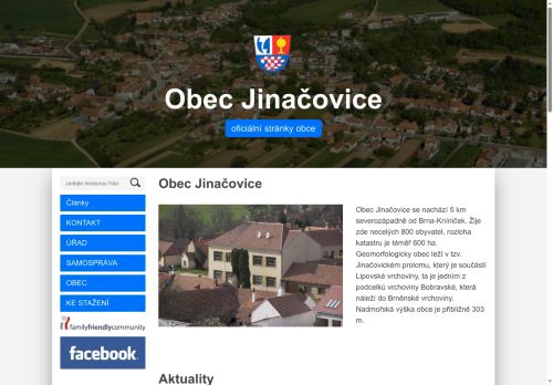 Zobrazit webové stránky Obecní úřad Jinačovice
