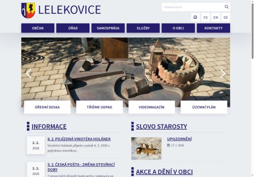 Zobrazit webové stránky Obecní úřad Lelekovice