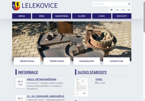 Zobrazit webové stránky Obecní úřad Lelekovice