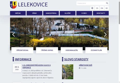 Zobrazit webové stránky Obecní úřad Lelekovice