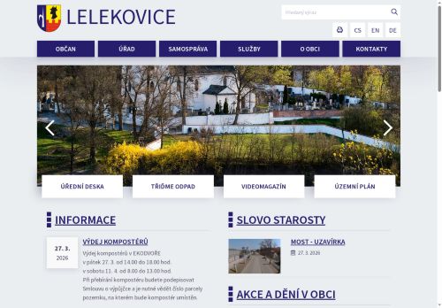 Zobrazit webové stránky Obecní úřad Lelekovice