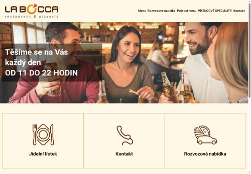 Pizzerie LaBocca nabízí práci na pozici Číšník/servírka v obci Kuřim