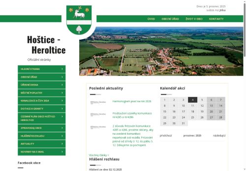 Zobrazit webové stránky Obecní úřad Hoštice-Heroltice