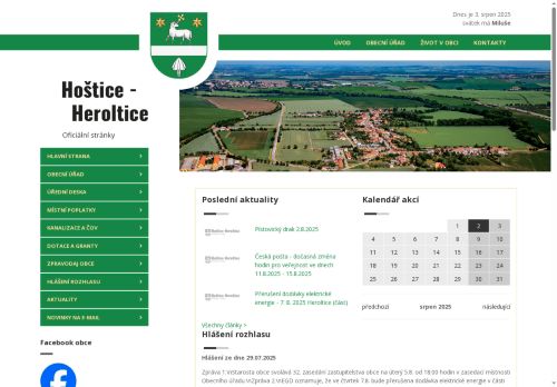 Zobrazit webové stránky Obecní úřad Hoštice-Heroltice