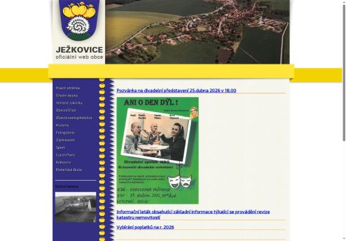 Zobrazit webové stránky Obecní úřad Ježkovice