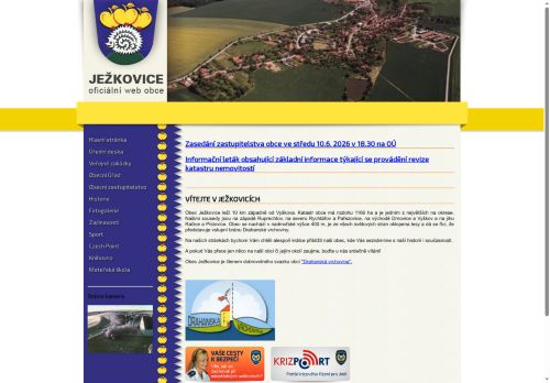 Zobrazit webové stránky Obecní úřad Ježkovice