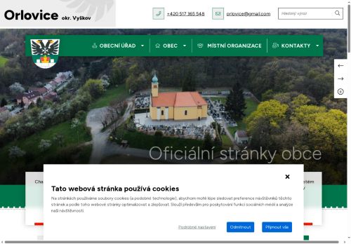 Zobrazit webové stránky Obecní úřad Orlovice