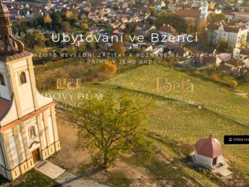 Hotel, restaurace a penzion Beta