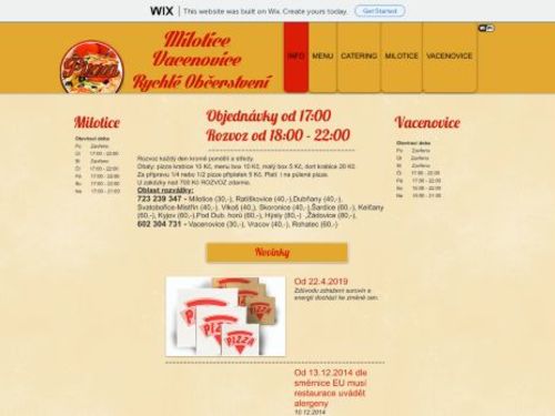 Pizza Milotice