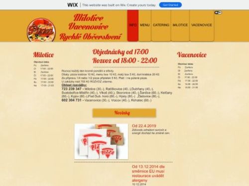 Pizza Vacenovice