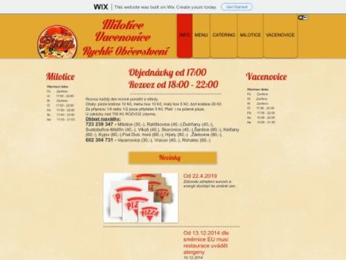 Pizza Milotice