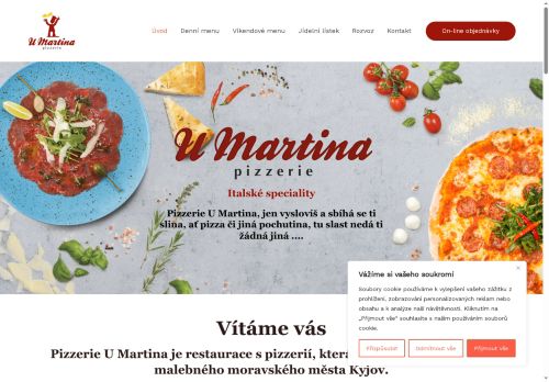 Zobrazit webové stránky Pizzerie u Martina