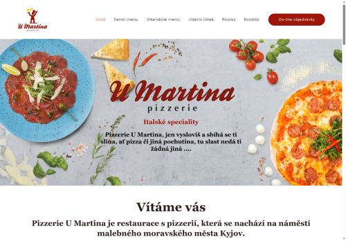 Zobrazit webové stránky Pizzerie u Martina