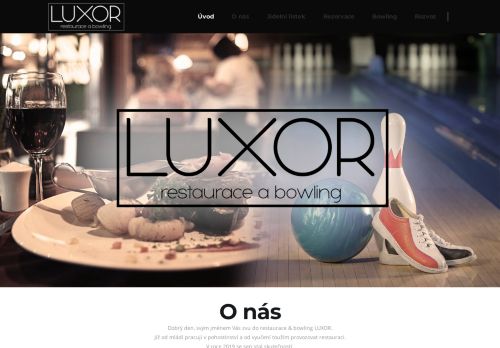 Zobrazit webové stránky Restaurace a bowling Luxor