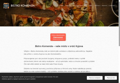 Zobrazit webové stránky Komenda - rychlé občerstvení