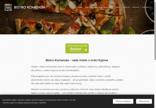 Zobrazit webové stránky Komenda - rychlé občerstvení