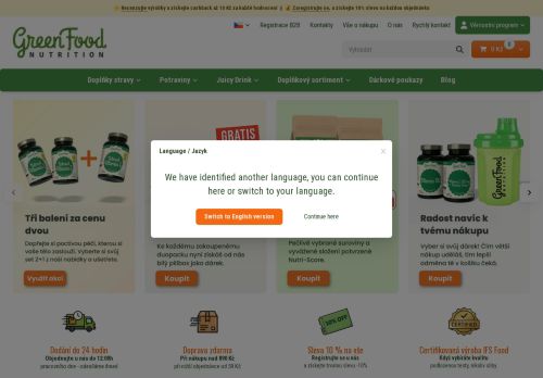Zobrazit webové stránky Greenfood