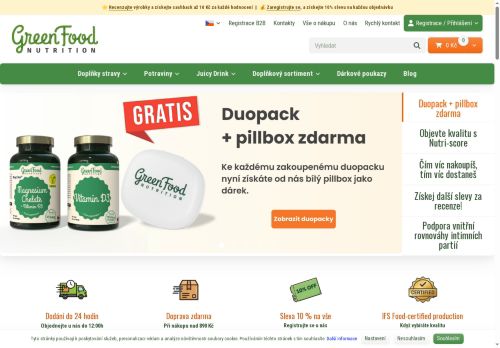 Zobrazit webové stránky Greenfood
