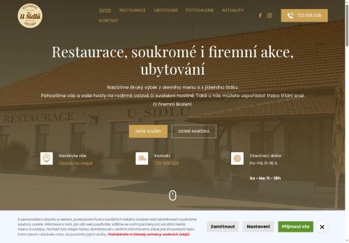 Zobrazit webové stránky Restaurace U Šidlů