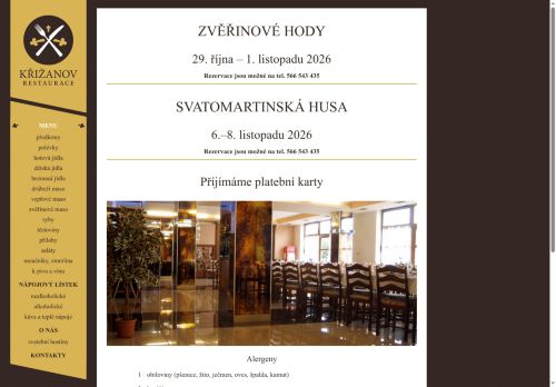 Zobrazit webové stránky Restaurace Křižanov