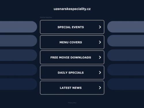 Pizza & bistro, uzenářské speciality Velké Meziříčí