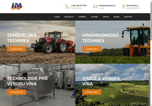 Zobrazit webové stránky HM, s.r.o.