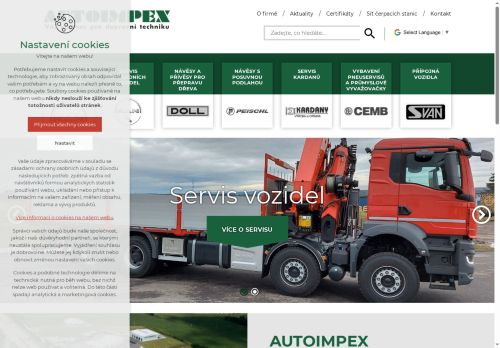 Zobrazit webové stránky AUTOIMPEX spol. s r.o.