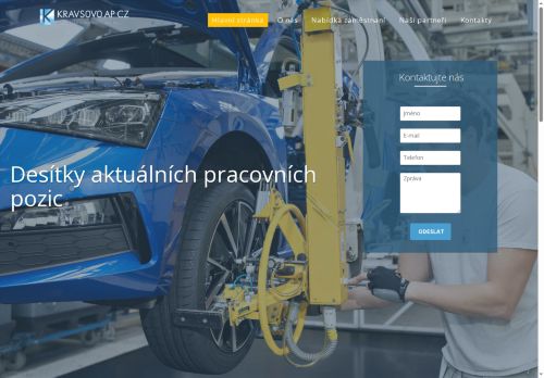 KRAVSOVO AP CZ s.r.o. nabízí práci na pozici Obsluha strojů a zařízení na výrobu skla v obci Hořovice