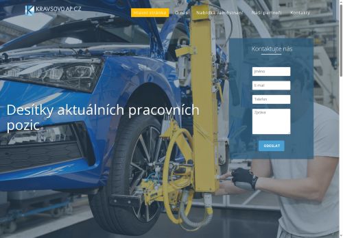 KRAVSOVO AP CZ s.r.o. nabízí práci na pozici Montážní dělníci mechanických zařízení v obci Plazy