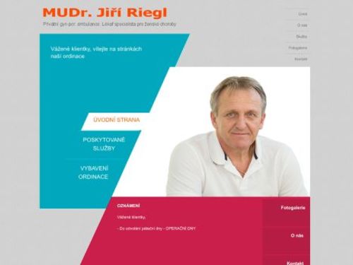 Gynekologie - MUDr. Jiří Riegl