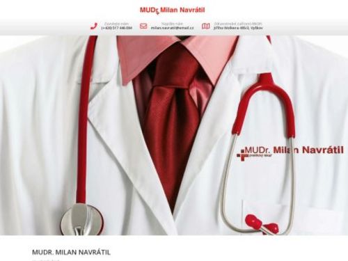 Praktický lékař - MUDr. Milan Navrátil