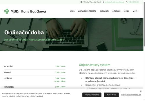 Zobrazit webové stránky Praktický lékař - MUDr. Hana Šmardová, MUDr. Ilona Boučková