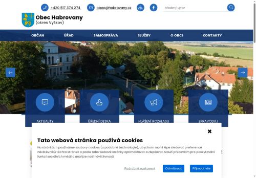 Zobrazit webové stránky Obecní úřad Habrovany