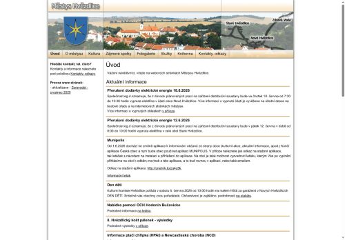Zobrazit webové stránky Úřad městyse Hvězdlice