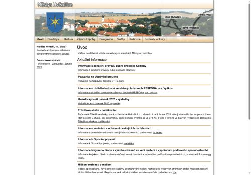Zobrazit webové stránky Úřad městyse Hvězdlice