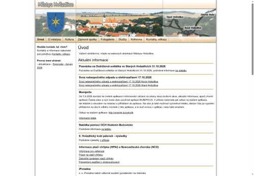 Zobrazit webové stránky Úřad městyse Hvězdlice