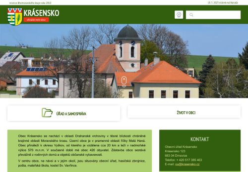 Zobrazit webové stránky Obecní úřad Krásensko