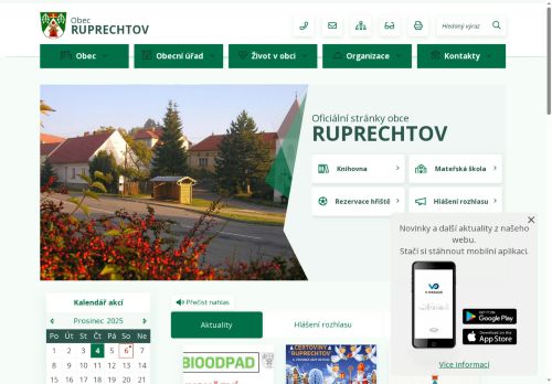 Zobrazit webové stránky Obecní úřad Ruprechtov