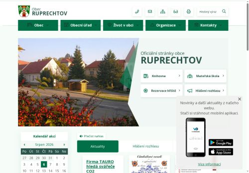 Zobrazit webové stránky Obecní úřad Ruprechtov