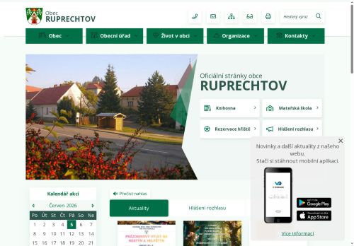 Zobrazit webové stránky Obecní úřad Ruprechtov